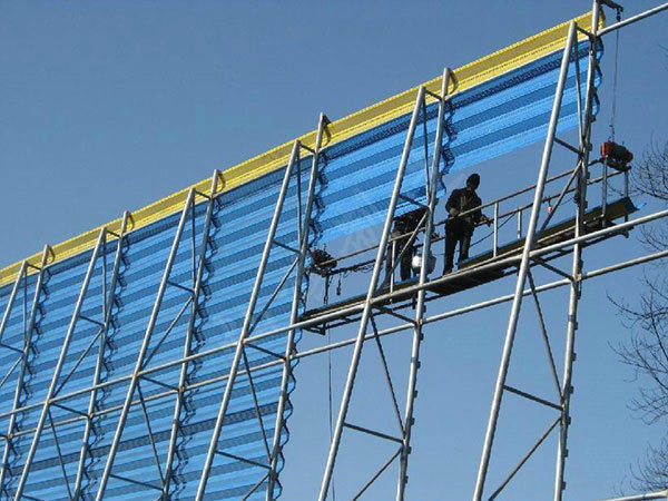 内蒙古工地防风抑尘网施工安装图片2